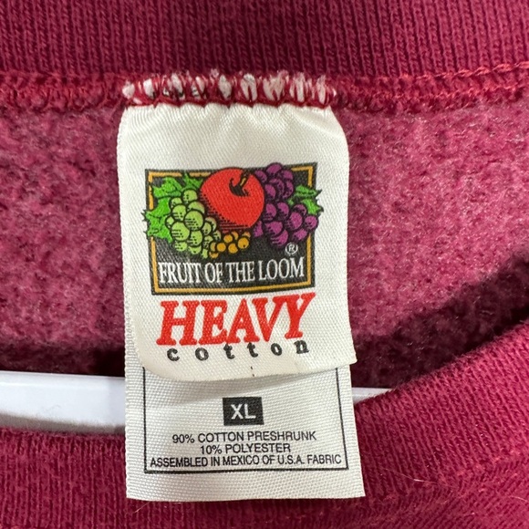 Vintage Oklahoma Sooners Football OU fleece lined '90s crewneck sweatshirt sz XL - Picture 2 of 6